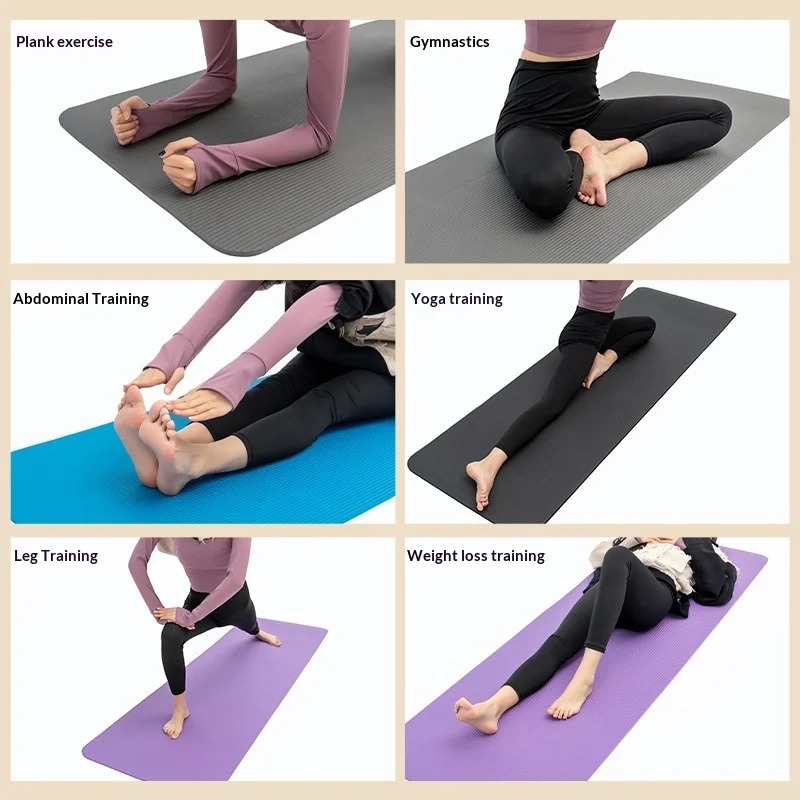 Pilates Yoga Mat Workout - Bardzo Gruba Antypoślizgowa Mata do Jogi