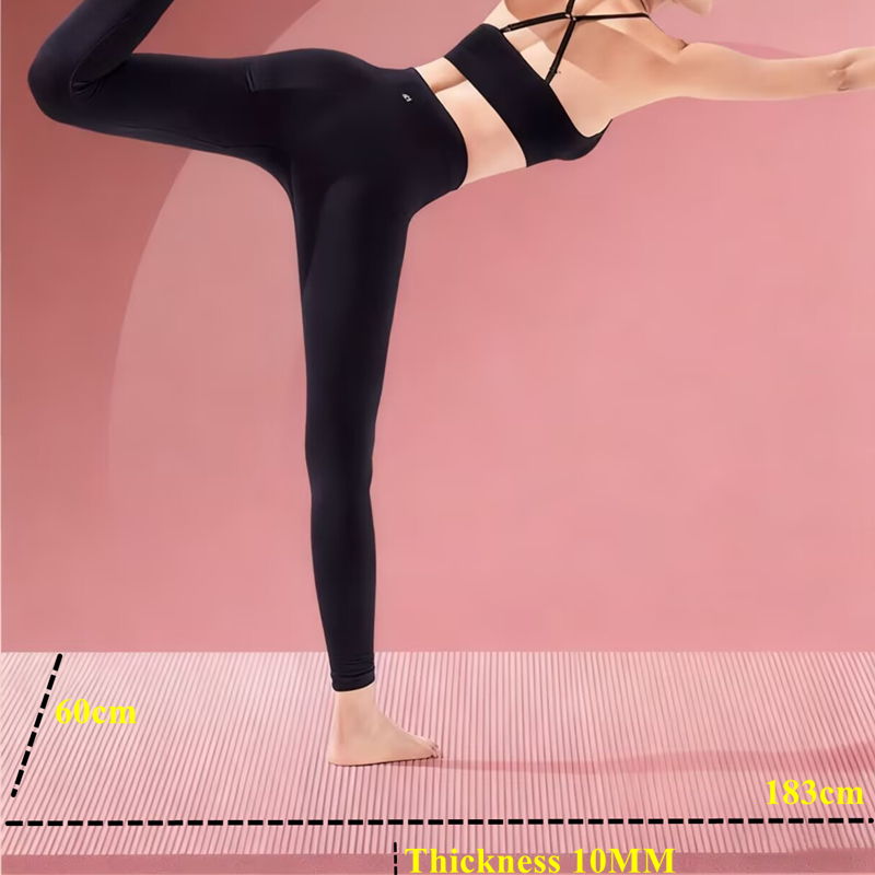 Pilates Yoga Mat Workout - Mata do ćwiczeń 183x60cm, antypoślizgowa, do