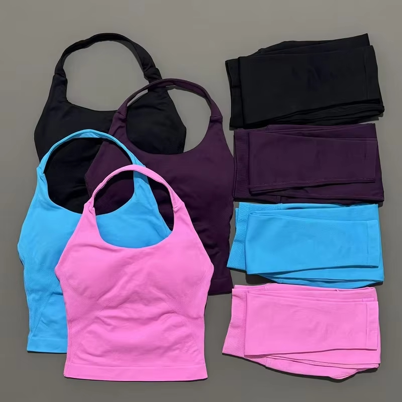 Pilates Yoga Equipment - Dwuczęściowy Zestaw Sportowy Damski do Jogi,