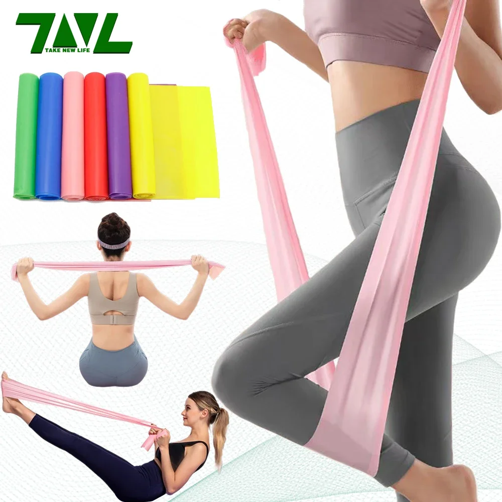 Pilates Yoga Core - Długość 200 cm, elastyczna taśma do