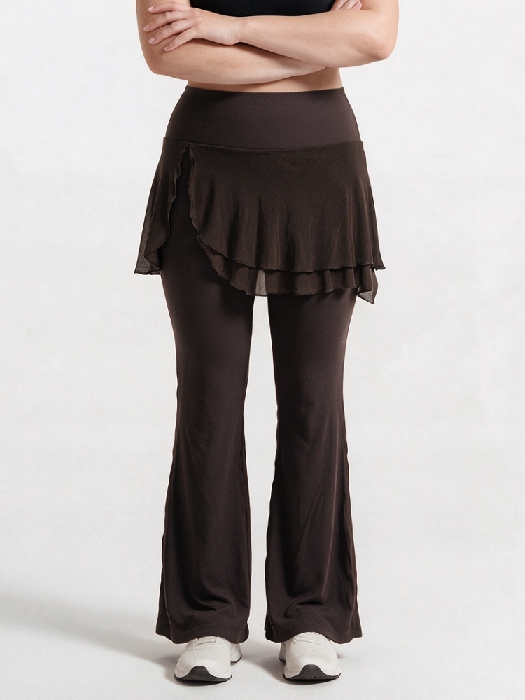 Pilates Yoga Leggings - Spodnie do jogi damskie plus size