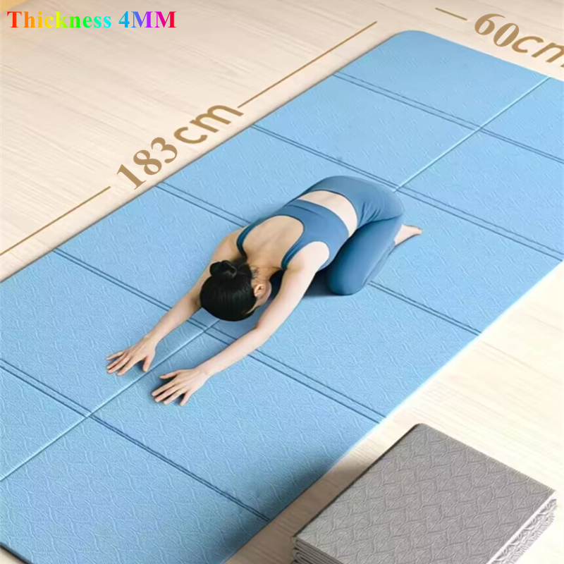 Mata do ćwiczeń składana z PVC – Pilates Yoga Mat Workout recenzja i cena