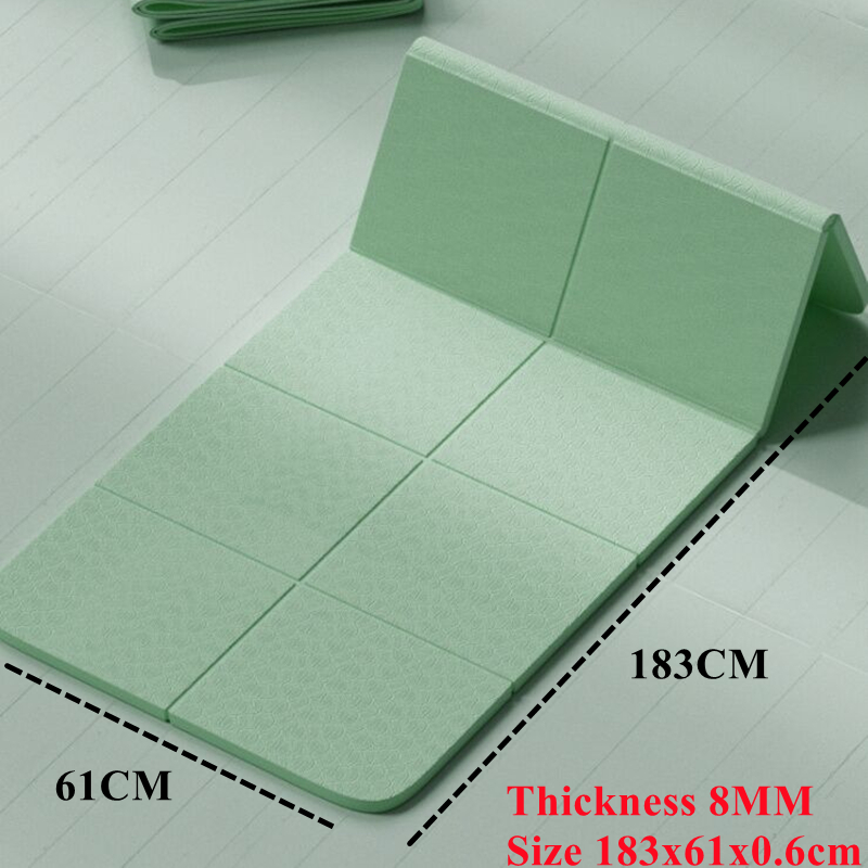 Mata składana 183x61x0,8 cm Ek – Pilates Yoga Mat Workout recenzja i cena