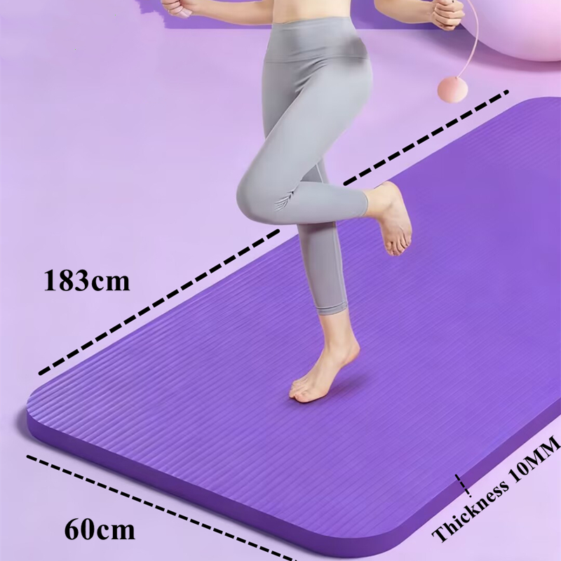 Mata do ćwiczeń 183x60cm, anty – Pilates Yoga Mat Workout recenzja i cena