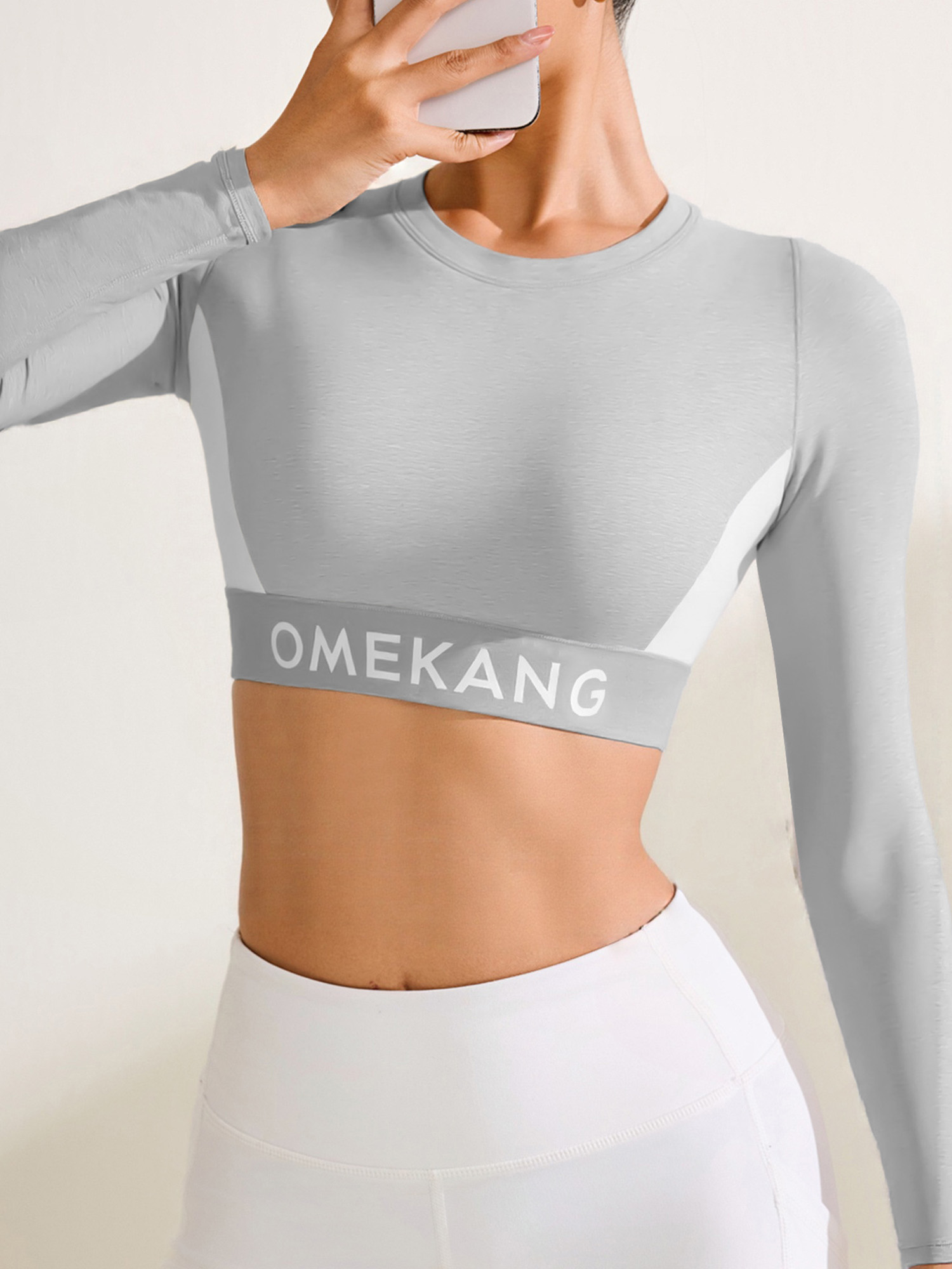 Damski krótki top do jogi z dł – Pilates Yoga Top recenzja i cena