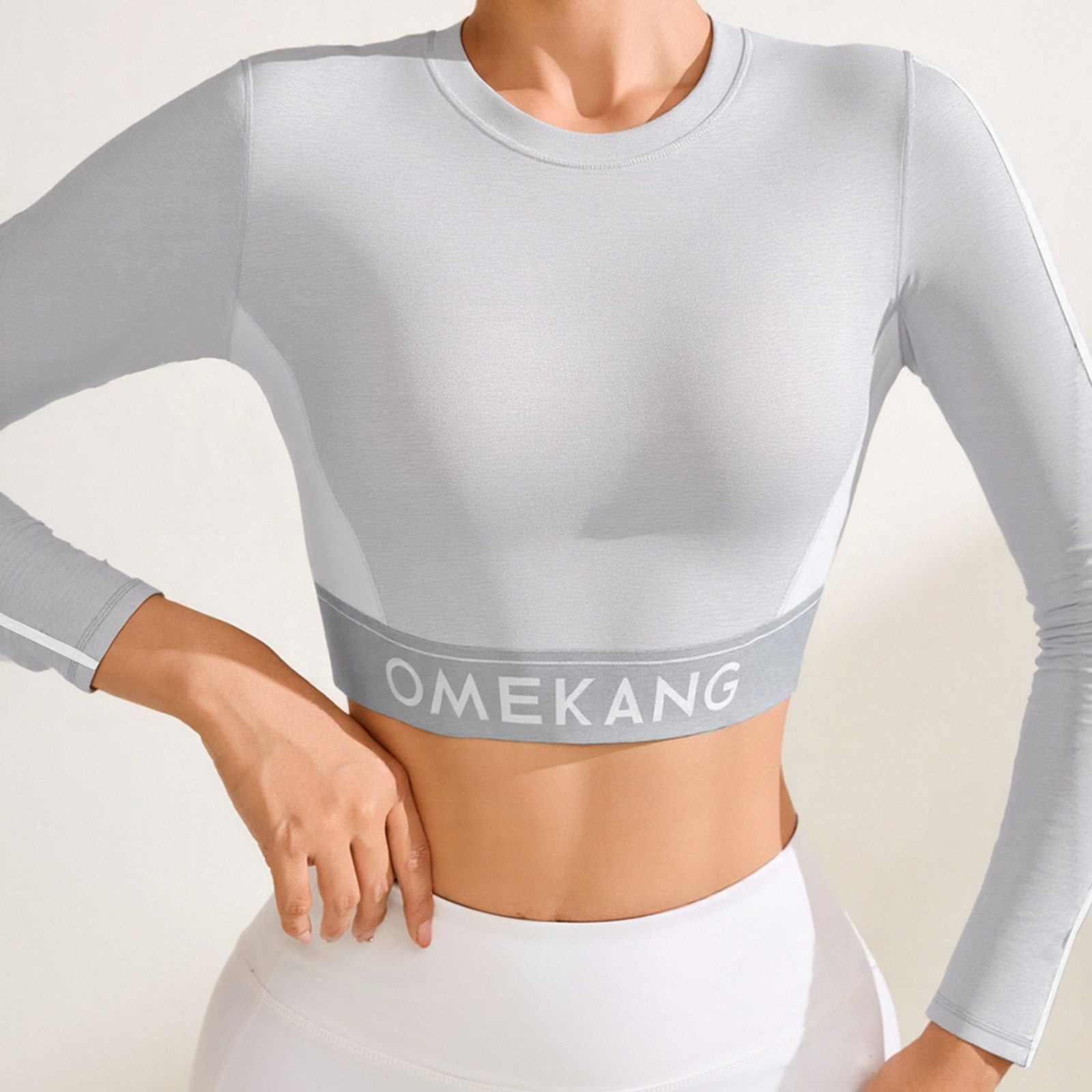 Damski krótki top do jogi z dł – Pilates Yoga Top recenzja i cena