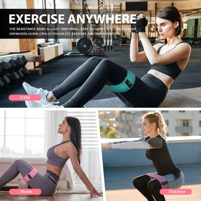 Gumowe opaski do ćwiczeń, wyko – Pilates Yoga Home Workout recenzja i cena