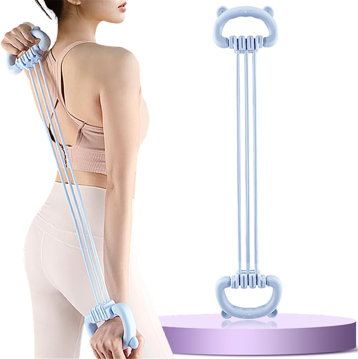 Gumki oporowe typu „8” dla kob – Pilates Yoga Home Workout recenzja i cena