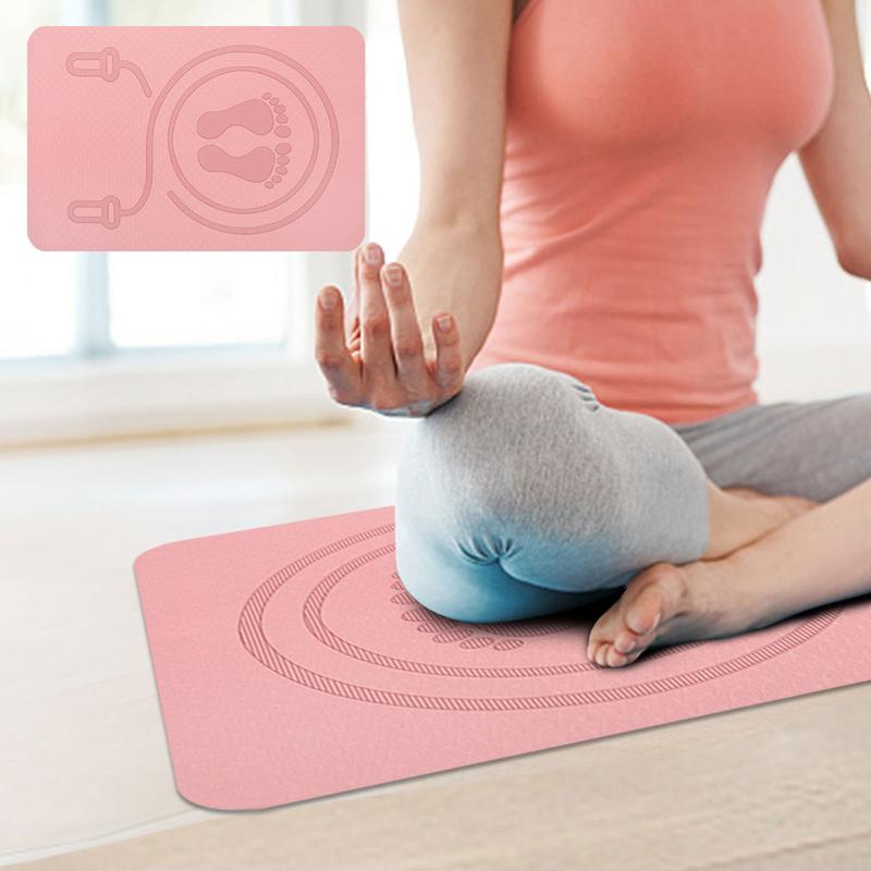 Mata do skakania na skakance 6 – Pilates Yoga Mat Workout recenzja i cena