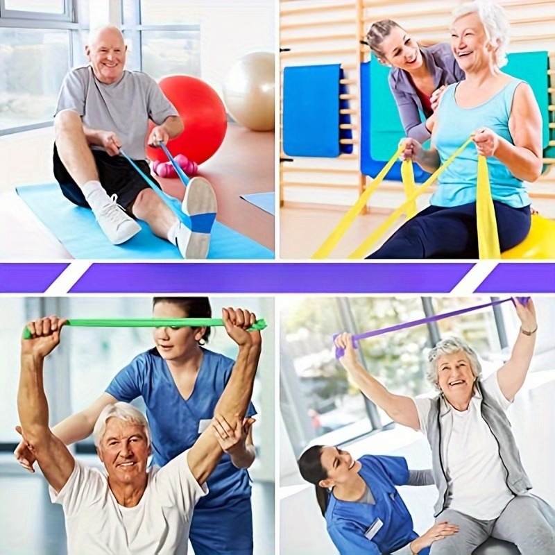 Zestaw 5 elastycznych taśm do  – Pilates Yoga Home Workout recenzja i cena